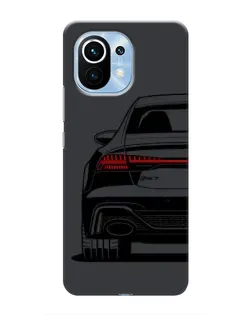 Чехол для Xiaomi Mi 11 с картинкой «Задняя часть Audi — арт»