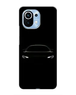 Чехол для Xiaomi Mi 11 с картинкой «Взгляд Audi в темноте»