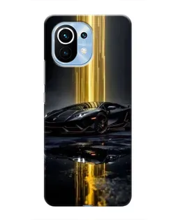 Чехол для Xiaomi Mi 11 с картинкой «Ночной Lamborghini драйв»