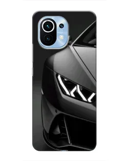 Чехол для Xiaomi Mi 11 с картинкой «Lamborghini фары детализация»