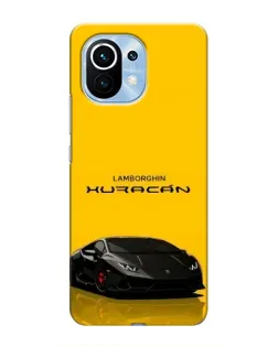 Чехол для Xiaomi Mi 11 с картинкой «Lamborghini Huracan черный»