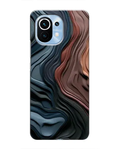 Чехол для Xiaomi Mi 11 с картинкой «Цветные волны каньона» Чехол для Xiaomi Mi 11 с картинкой «Цветные волны каньона»