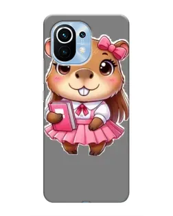 Чехол для Xiaomi Mi 11 с картинкой «Девочка капибара» Чехол для Xiaomi Mi 11 с картинкой «Девочка капибара»