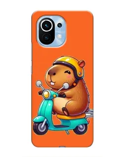 Чехол для Xiaomi Mi 11 с картинкой «Капибара на скутере» Чехол для Xiaomi Mi 11 с картинкой «Капибара на скутере»