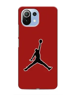 Чохол для Xiaomi Mi 11i з картинкою «Jordan Red Back»