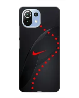 Чехол для Xiaomi Mi 11i с картинкой «Абстрактный дизайн Nike»