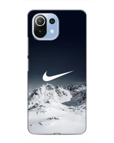 Чехол для Xiaomi Mi 11i с картинкой «Nike — зимние горы» Чехол для Xiaomi Mi 11i с картинкой «Nike — зимние горы»