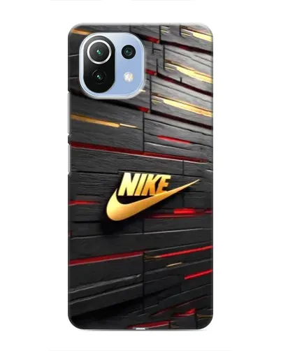 Чехол для Xiaomi Mi 11i с картинкой «Золотой Nike на металле» Чехол для Xiaomi Mi 11i с картинкой «Золотой Nike на металле»