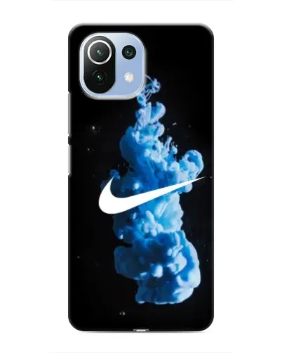 Чехол для Xiaomi Mi 11i с картинкой «Nike и синий дым» Чехол для Xiaomi Mi 11i с картинкой «Nike и синий дым»