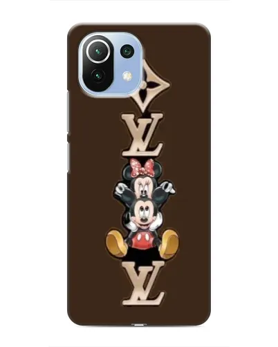 Чехол для Xiaomi Mi 11i с картинкой «LV и Микки Маус»