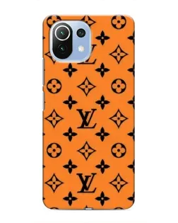 Чехол для Xiaomi Mi 11i с картинкой «Оранжевый стиль LV»