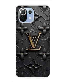 Чехол для Xiaomi Mi 11i с картинкой «Кожаная текстура LV»