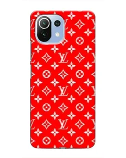 Чехол для Xiaomi Mi 11i с картинкой «Яркий паттерн LV»