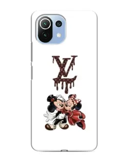 Чехол для Xiaomi Mi 11i с картинкой «LV и Микки Маус»