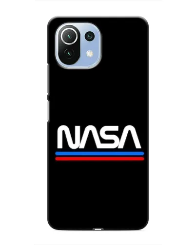 Чехол для Xiaomi Mi 11i с картинкой «NASA — классика Red Blue» Чехол для Xiaomi Mi 11i с картинкой «NASA — классика Red Blue»
