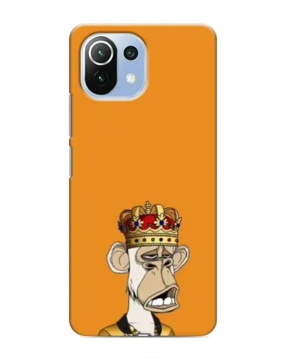 Чехол для Xiaomi Mi 11i с картинкой «Золотая обезьяна Bored Ape»