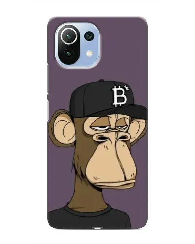 Чехол для Xiaomi Mi 11i с картинкой «Bored Ape в кепке»