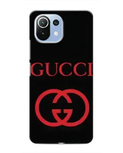 Чехол для Xiaomi Mi 11i с картинкой «Gucci — красный логотип» Чехол для Xiaomi Mi 11i с картинкой «Gucci — красный логотип»