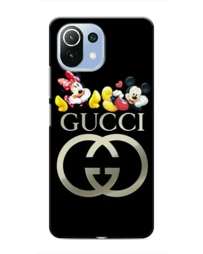 Чехол для Xiaomi Mi 11i с картинкой «Gucci — герои Disney»