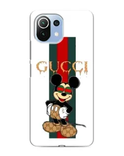 Чехол для Xiaomi Mi 11i с картинкой «Микки Маус Gucci — полосы» Чехол для Xiaomi Mi 11i с картинкой «Микки Маус Gucci — полосы»