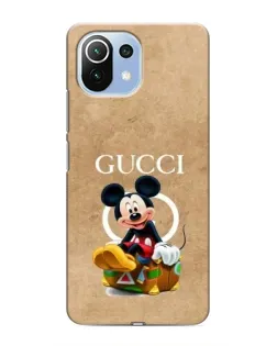 Чехол для Xiaomi Mi 11i с картинкой «Микки Маус Gucci — крафт» Чехол для Xiaomi Mi 11i с картинкой «Микки Маус Gucci — крафт»