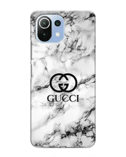 Чехол для Xiaomi Mi 11i с картинкой «Gucci — мраморный шик»