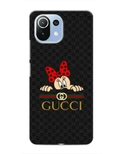 Чехол для Xiaomi Mi 11i с картинкой «Минни Маус Gucci — черный» Чехол для Xiaomi Mi 11i с картинкой «Минни Маус Gucci — черный»