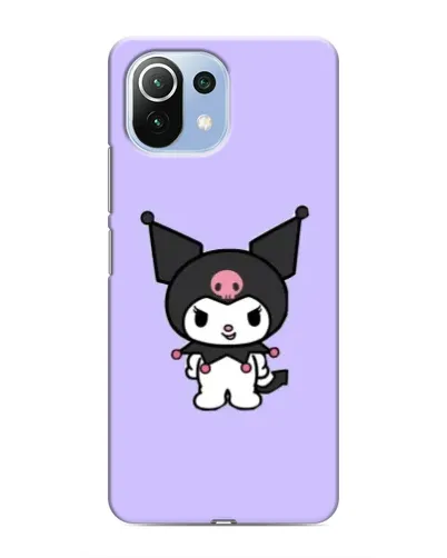 Чехол для Xiaomi Mi 11i с картинкой «Kuromi — нежный фиолетовый»