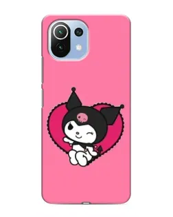 Чехол для Xiaomi Mi 11i с картинкой «Kuromi — любовь в сердце» Чехол для Xiaomi Mi 11i с картинкой «Kuromi — любовь в сердце»