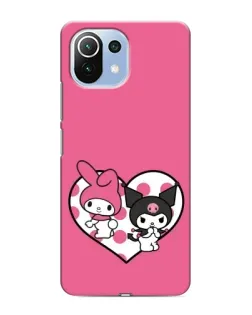 Чехол для Xiaomi Mi 11i с картинкой «Kuromi и My Melody» Чехол для Xiaomi Mi 11i с картинкой «Kuromi и My Melody»