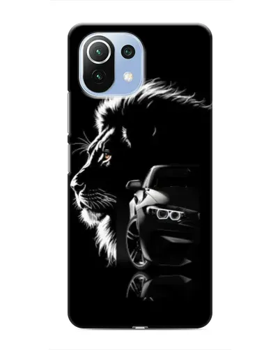 Чехол для Xiaomi Mi 11i с картинкой «BMW и лев» Чехол для Xiaomi Mi 11i с картинкой «BMW и лев»