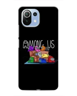 Чехол для Xiaomi Mi 11i с картинкой «Логотип Among Us» Чехол для Xiaomi Mi 11i с картинкой «Логотип Among Us»
