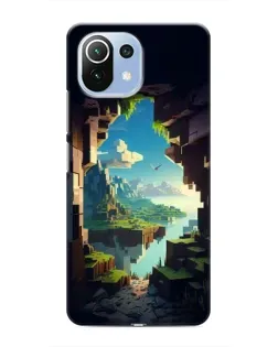 Чехол для Xiaomi Mi 11i с картинкой «Вид из пещеры»