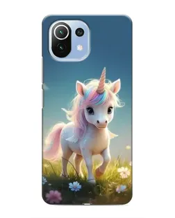 Чехол для Xiaomi Mi 11i с картинкой «Единорог на поляне» Чехол для Xiaomi Mi 11i с картинкой «Единорог на поляне»