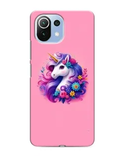 Чехол для Xiaomi Mi 11i с картинкой «Сказочный единорог»