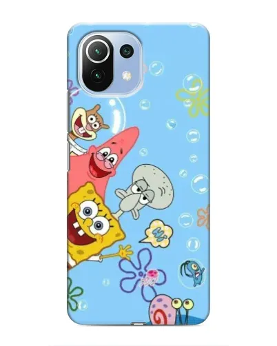 Чехол для Xiaomi Mi 11i с картинкой «Веселые пузырьки»
