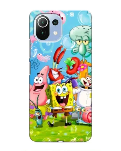 Чехол для Xiaomi Mi 11i с картинкой «Губка Боб и друзья» Чехол для Xiaomi Mi 11i с картинкой «Губка Боб и друзья»