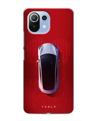Чехол для Xiaomi Mi 11i с картинкой «Tesla Top View» Чехол для Xiaomi Mi 11i с картинкой «Tesla Top View»
