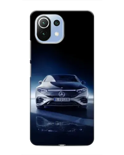 Чехол для Xiaomi Mi 11i с картинкой «Ночной Mercedes EQ»