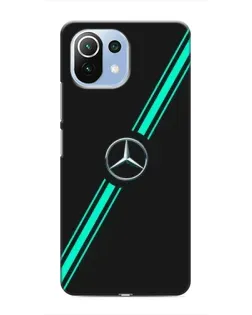 Чехол для Xiaomi Mi 11i с картинкой «Спортивные линии Mercedes» Чехол для Xiaomi Mi 11i с картинкой «Спортивные линии Mercedes»