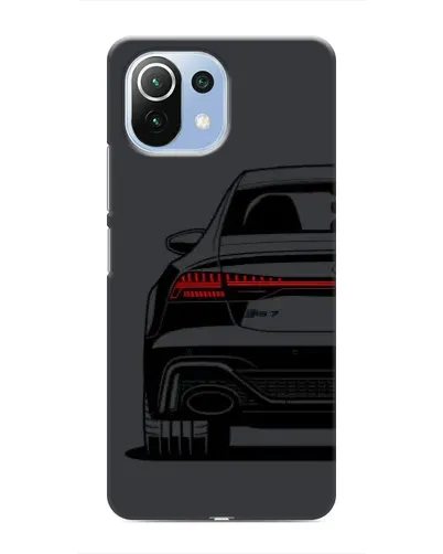 Чехол для Xiaomi Mi 11i с картинкой «Задняя часть Audi — арт»