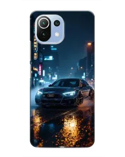 Чехол для Xiaomi Mi 11i с картинкой «Ночной город и Audi» Чехол для Xiaomi Mi 11i с картинкой «Ночной город и Audi»