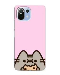 Чехол для Xiaomi Mi 11i с картинкой «Pusheen и печенье» Чехол для Xiaomi Mi 11i с картинкой «Pusheen и печенье»