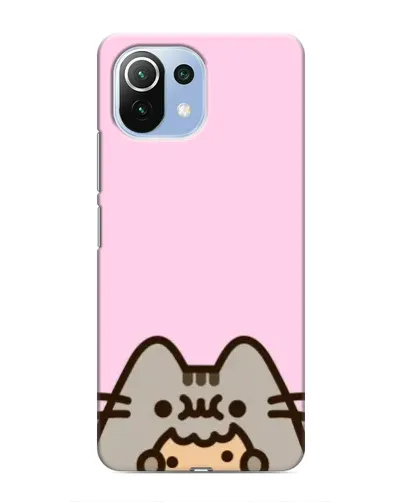 Чехол для Xiaomi Mi 11i с картинкой «Pusheen и печенье» Чехол для Xiaomi Mi 11i с картинкой «Pusheen и печенье»