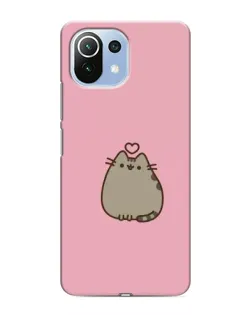 Чехол для Xiaomi Mi 11i с картинкой «Pusheen сердце» Чехол для Xiaomi Mi 11i с картинкой «Pusheen сердце»