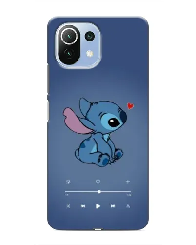 Чехол для Xiaomi Mi 11i с картинкой «Музыкальный Stitch»