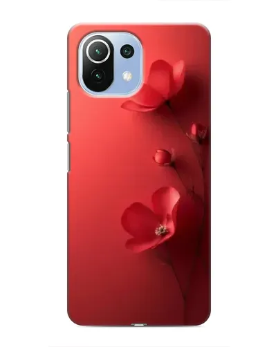 Чехол для Xiaomi Mi 11i с картинкой «Маковые соцветия»