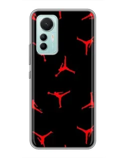 Чохол для Xiaomi Mi 12 Lite з картинкою «Jordan Red Pattern» Чохол для Xiaomi Mi 12 Lite з картинкою «Jordan Red Pattern»