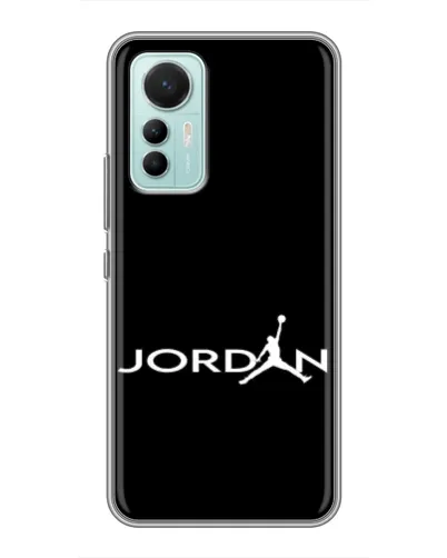 Чехол для Xiaomi Mi 12 Lite с картинкой «Jordan White Logo»