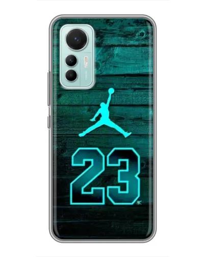 Чехол для Xiaomi Mi 12 Lite с картинкой «Jordan Cyan 23»